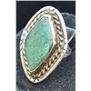 Image 2 : Estate Navajo Sterling Turquoise Ring, Size 5.5