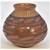 Image 2 : Mata Ortiz Geometric Pottery Jar by Fito Tena
