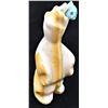 Image 4 : Zuni Dolomite Standing Bear Fetish by Quandelacy