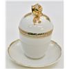 Image 2 : C. T. Altwasser Covered Custard Cup & Under Plate