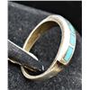 Image 2 : Estate Navajo Sterling Turquoise Ring, Size 10.25