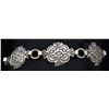 Image 2 : Navajo Sterling Concho Bracelet by Alex Sanchez