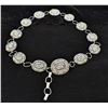 Image 2 : Navajo Sterling Multi-Stone Concho Belt by Yazzie