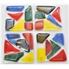 Image 1 : 4 Vetro di Murano Glass Tile Coasters