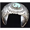 Image 2 : Estate Navajo Sterling Turquoise Cuff Bracelet