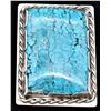 Image 2 : Navajo Sterling Turquoise Belt Buckle