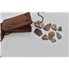 Image 1 : Native American Leather Treasure Bag