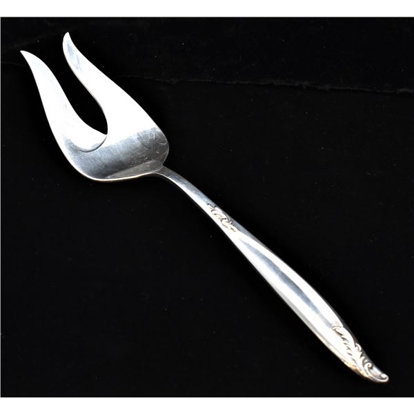 Holmes & Edwards Deep Silver Salad Serving Fork