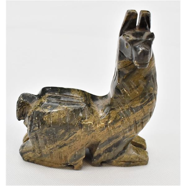 Peruvian Serpentine Llama Fetish