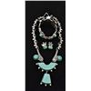 Image 1 : Rare Guadalajara Sterling Green Onyx Suite