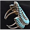 Image 3 : Zuni Needlepoint Turquoise Cuff Bracelet