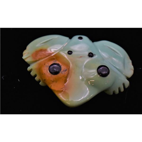 Zuni Turquoise Frog Fetish by Georgette Quam