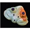 Image 4 : Zuni Turquoise Frog Fetish by Georgette Quam