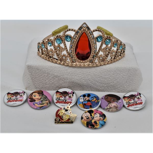 Disneyana Crown and Buttons