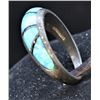 Image 2 : Estate Sterling Opal Ring, Size 9.25