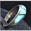 Image 3 : Estate Sterling Opal Ring, Size 9.25
