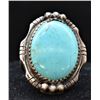 Image 1 : Vintage Navajo Sterling Turquoise Ring, Size 7.5
