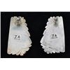Image 2 : Navajo Sterling Orange Shell Earrings by Adakai