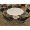 Image 2 : White Table And 6 Chairs