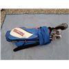 Image 1 : Blue Golf Bag With Clubs