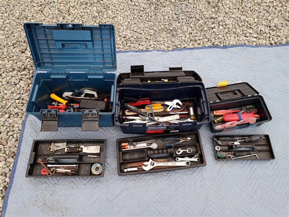 3 Tool Boxes And Contents