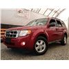 Image 2 : A2 --  2009 FORD ESCAPE XLT 4X4 SUV, RED, 266,970 KMS