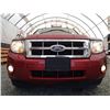 Image 4 : A2 --  2009 FORD ESCAPE XLT 4X4 SUV, RED, 266,970 KMS