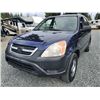 Image 6 : C2 --  2003 HONDA CRV LX AWD, Blue, 291,491 KMS