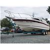 Image 2 : 0B --  1983 BAYLINER CIERA SUNBRIDGE 2355 ON A 1984 EASY LOADER BOAT TRAILER, WHITE, 28' APX//24.5'