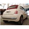 Image 14 : B6 --  2012 FIAT500 LOUNGE CONVERTIBLE, White, 209,192 KMS