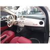 Image 75 : B6 --  2012 FIAT500 LOUNGE CONVERTIBLE, White, 209,192 KMS
