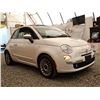 Image 8 : B6 --  2012 FIAT500 LOUNGE CONVERTIBLE, White, 209,192 KMS