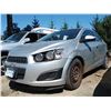 Image 1 : A7 --  2012 CHEVORLET SONIC LT , Silver, 214621  "NO RESERVE"