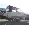 Image 10 : 0F --  1984 SEARAY BOAT 24FT APX SITTING ON A 23.5 FT APX EZ LOADER BOAT TRAILER, 1409 HOURS