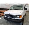 Image 7 : H6 --  2006 FORD ECONOLINE E250, White, 293,326 KMS