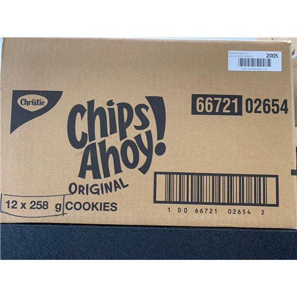 CASE LOT - Christie Chips Ahoy Original Cookies 12x258g