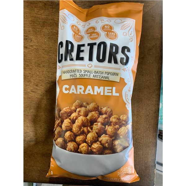 CASE LOT - Cretors caramel popcorn 12 x 227g