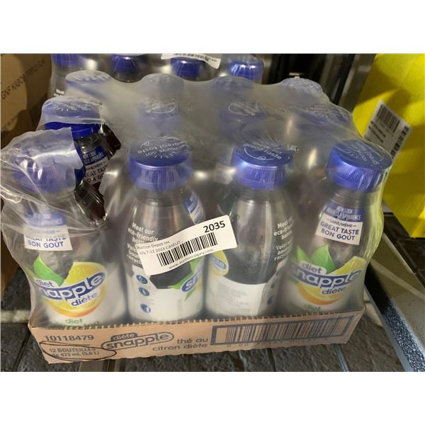 CASE LOT -Diet Snapple Lemon Tea 12 x 473ml