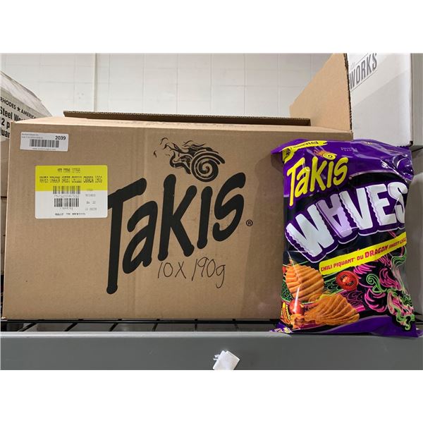 CASE LOT - Taki waves sweet chilli 10 x 190g