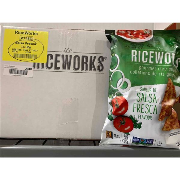 CASE LOT - Rice works salsa fresca chips