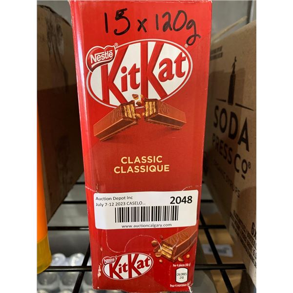 CASE LOT - Kit kat classic 15 x 120g