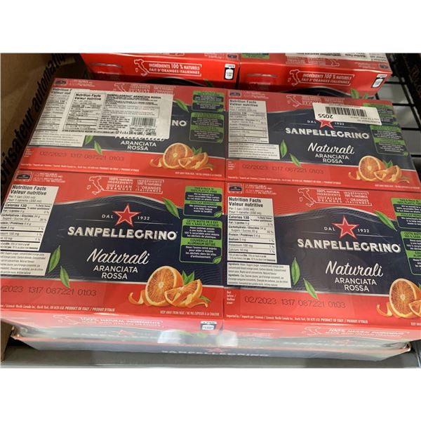 CASE LOT - Sanpellegrino Aranciata rossa 4 x 6 x 330ml