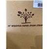 Image 2 : CASE LOT - 10" wrapped spoon straws 300 count
