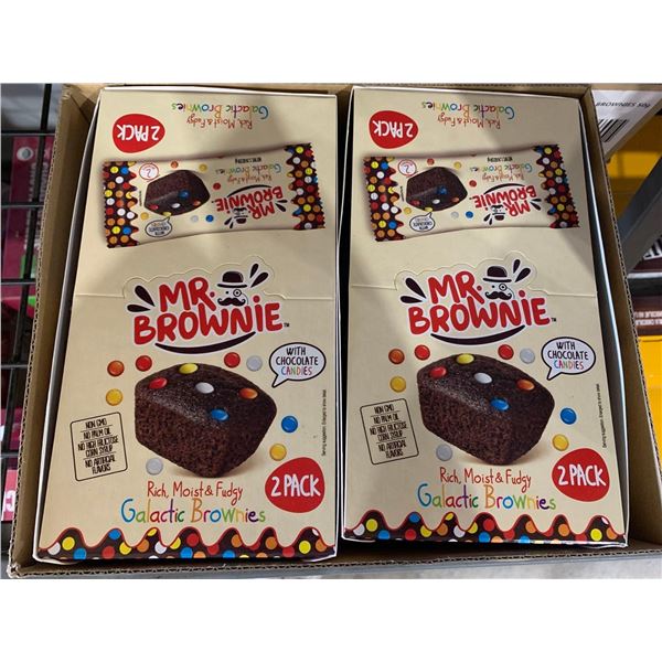 CASE LOT - Mr. brownie galactic brownies 2 x 12 x 50g