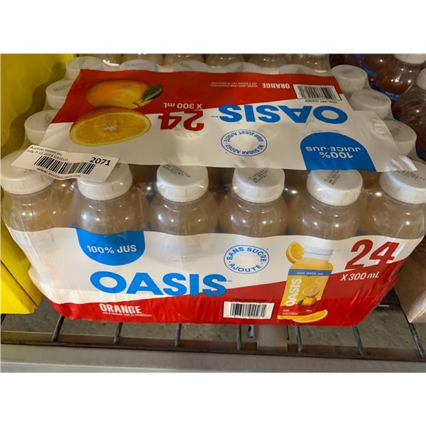 CASE LOT - Oasis orange juice 24 x 300ml