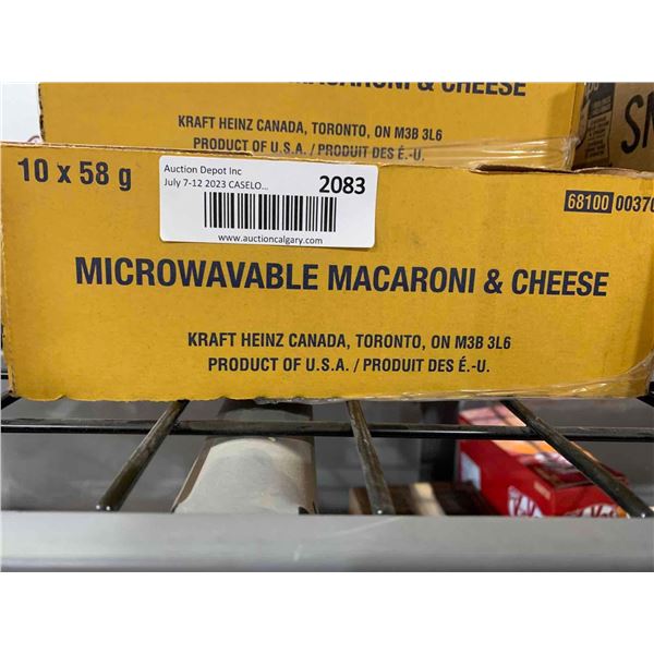 CASE LOT - Kraft dinner cups 10 x 58g