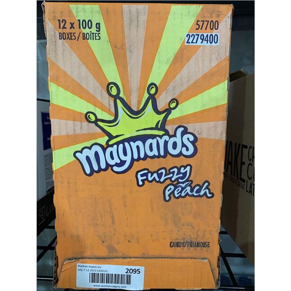 CASE LOT - Maynards fuzzy peach 12 x 100g