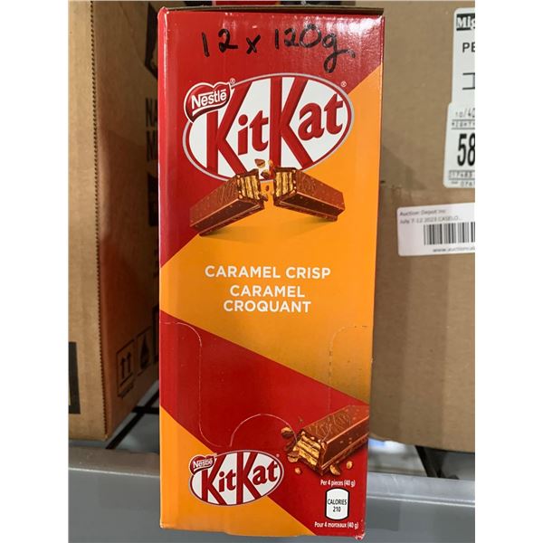 CASE LOT - Kit kat caramel crisp 12 x 120g