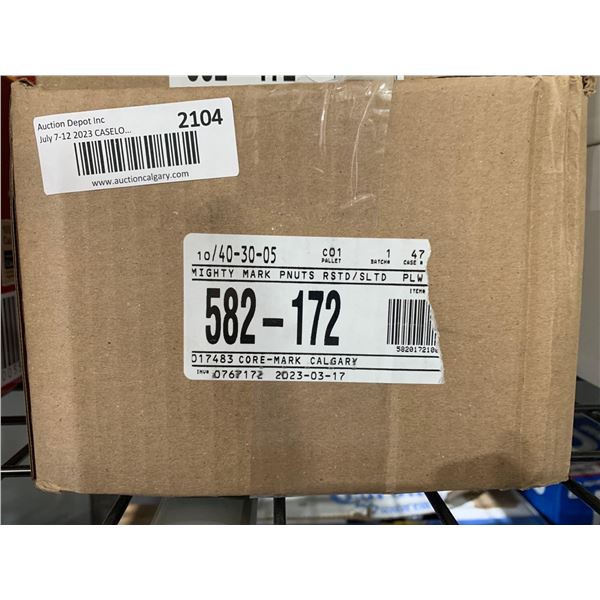 CASE LOT - Roasted salted peanuts 20 x 190g