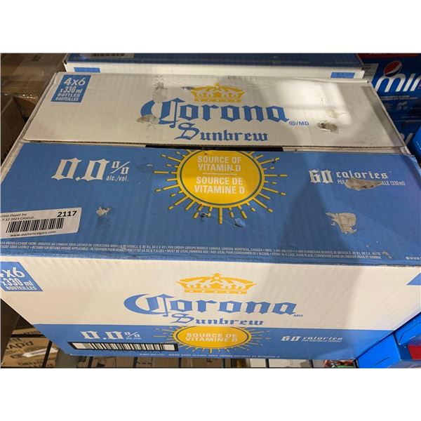CASE LOT - Corona sunbrew 24 x 330ml